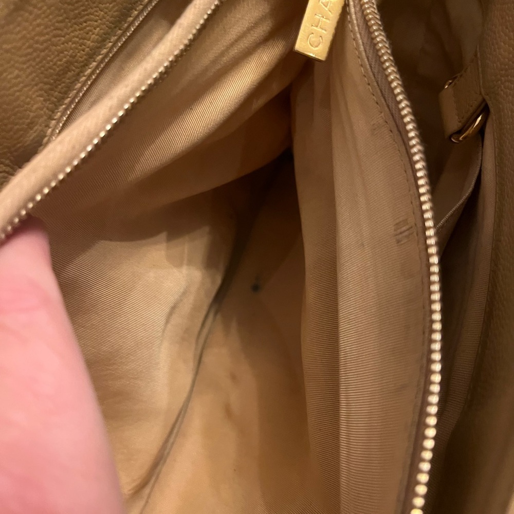 Chanel Tan Quilted Leather Tote Bag - Picture 8 of 16